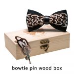 Bowtie pin wood box